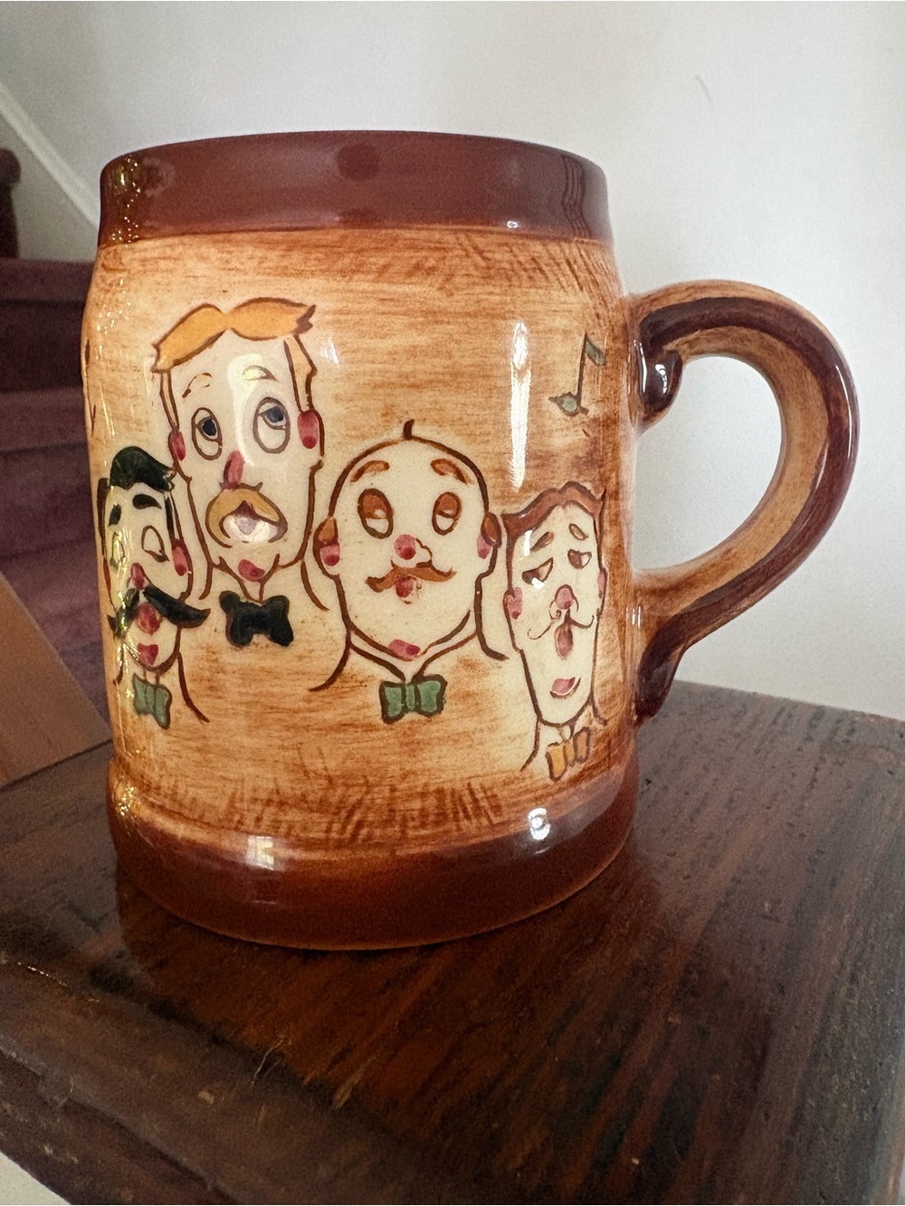 Vintage Pennsbury Pottery Sweet Adeline Barbershop Quartet Mug 20 Oz